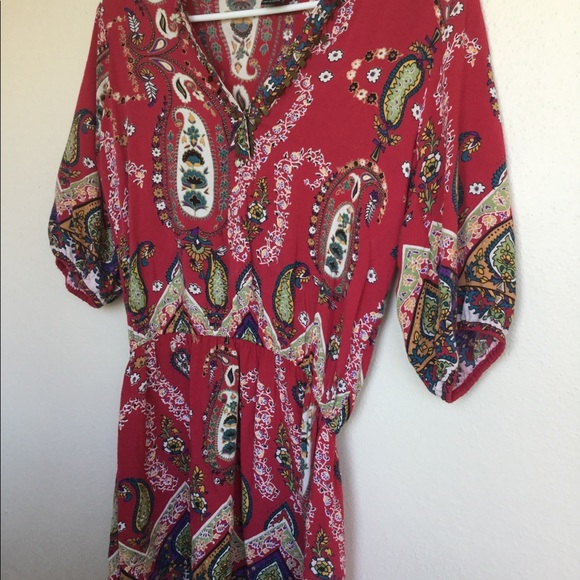 Light Colorful paisley pattern Dress\Top - Picture 3 of 4
